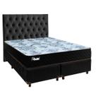 Kit Cama Box + Cabeceira + Colchão Casal Molas Ensacadas - Life Gold - Paropas