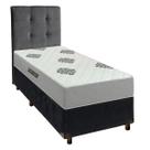 Kit Cama Box + Cabeceira + Colchão Solteiro D28 Confort Premium Inovaflex