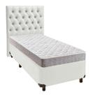 Kit Cama Box + Cabeceira + Colchão Solteiro D33 - D33 - Inducol
