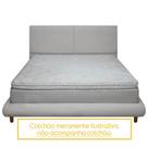 Kit Cama Box e Cabeceira Napole King Size 208cm Bouclê Kit Cama Box e Cabeceira Napole King Size 208cm Bouclê