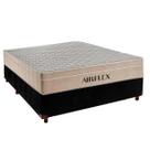 Kit Cama Box e Colchão Molas Ensacadas Casal Airflex Preto Kit Cama Box e Colchão Molas Ensacadas Casal Airflex Preto