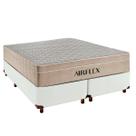 Kit Cama Box e Colchão Molas Ensacadas Queen Airflex Branco Kit Cama Box e Colchão Molas Ensacadas Queen Airflex Branco