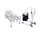 Kit Cama Hospitalar de Dois Movimentos Dellamed Guincho Elevador Manual Hidráulico D5000