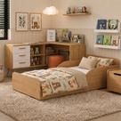 Kit Cama Infantil Montessoriana Escrivaninha Aura MP4821 MDF Madeirado Multimóveis Kit Cama Infantil Montessoriana Escrivaninha Aura MP4821 MDF Madeirado Multimóveis