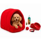 Kit Cama Toca Iglu Pet Grande Educador Xixi Sim e Não e Acessórios