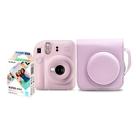 Kit Câmera Analógica Fujifilm Instax Mini 12 Lilás Mermaid com Bolsa e Pack com 10 Filmes