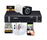 Kit Camera Externa Bullet Full Hd 1080p Dvr Intelbras Sem Hd