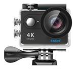 Kit Câmera Filmadora Eken H9R 4K Estabilizador de Imagem EIS Controle Remoto