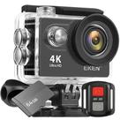 Kit Câmera Filmadora Eken H9R 4K Wi-Fi + Cartão 64GB Estabilizador de Imagem EIS Controle Remoto Sport