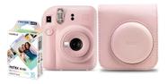 Kit Câmera Fujifilm Instax Mini 12 Bolsa FilmeCor Rosa