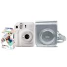 Kit Câmera Fujifilm Instax Mini 12 Branco Pack Filme Mermaid