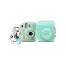 Kit Câmera Instantânea Instax Mini 12 Verde com Pack 10 fotos e Bolsa Verde