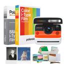Kit Câmera Instantânea Polaroid Flip com Filme Colorido e Preto e Branco