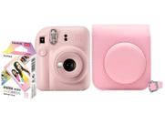 Kit Câmera Instax Mini 12 Rosa com 10 Filmes Macaron