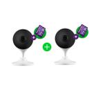 Kit Câmera Inteligente Branca Intelbras Im3 C com MicroSD 32GB - 2 unidades Kit Câmera Inteligente Branca Intelbras Im3 C com MicroSD 32GB - 2 unidades