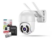 Kit Câmera Ip Icsee Hd 1080p Com Cartão De Memória 64gb