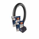Kit Câmeras de Ar Moto Gulfair MJ14 80/100-14 (T) + MG17 250/275-17 (D)