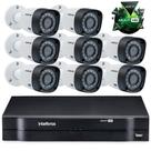Kit Câmeras De Segurança Intelbras Multihd Dvr 8ch + 8 Câmeras 1120B
