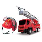 Kit Caminhão Brutale C/ Capacete Bombeiro Viseira Esquadrão Infantil Brinquedo Kit Caminhão Brutale C/ Capacete Bombeiro Viseira Esquadrão Infantil Brinquedo