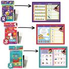 Kit Caminho da Escrita Alfabeto (livro 2), Letra Bastão (livro 3) e Palavras & Frases (livro 5) Alfabetização Infantil