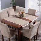 Kit Caminho de Mesa 2 Peças Trilho Passadeira Mesa Posta 130x46cm