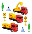 Kit Caminhões Construção Betoneira Caçamba e Escavadeira com Acessórios - FUTURO KIDS Kit Caminhões Construção Betoneira Caçamba e Escavadeira com Acessórios - FUTURO KIDS
