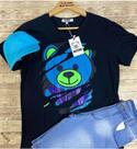 Kit camisa + bermuda + boné