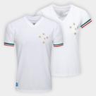 Kit Camisa Cruzeiro RetrôMania Palestra II Casal que Torce Junto Kit Camisa Cruzeiro RetrôMania Palestra II Casal que Torce Junto