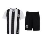 Kit Camisa e Calção Braziline Mini Craque Santos Infantil Kit Camisa e Calção Braziline Mini Craque Santos Infantil