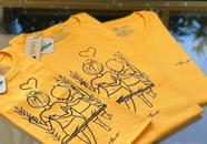 Kit Camisa Familia de Menino Amarela