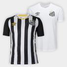 Kit Camisa Santos II 25/26 Torcedor Neymar N 10 Umbro + Camisa Santos I 25/26 Replica Umbro Masculina