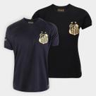 Kit Camisa Santos Pelé Comemorativa 1000 Gols Casal que Torce Junto