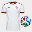 Kit Camisa Seleção Espanha Away 2026 Originals + Bola Trionda Training Adidas