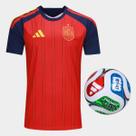 Kit Camisa Seleção Espanha Home 2026 + Bola Trionda Training Adidas