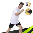 Kit Camiseta Academia Fitness Corrida PROTEÇÃO SOLAR UV SOLAR MC + Shorts Tactel ELASTANO 711