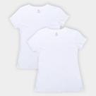 Kit Camiseta Básica Hering Manga Curta Feminina 2 Peças