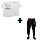 Kit Camiseta e Calça Moletom Dj Vintage Culture