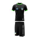 Kit Camiseta E Short Arbitro Futebol Arbitragem Profissional