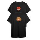 Kit Camiseta Harry Potter Hermione e Weasley Doodle