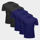 Kit Camiseta Hering Slim Masculina 5 Peças