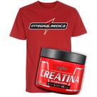 Kit Camiseta Integralmedica Creatina Pura 150g Camisa DryFit -
