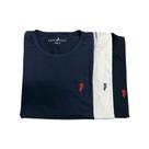 Kit camiseta M - azul marinho/branca/preta