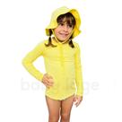 Kit Camiseta Manga Longa e Chapéu de praia piscina proteção uv infantil bebê Amarelo Kit Camiseta Manga Longa e Chapéu de praia piscina proteção uv infantil bebê Amarelo