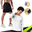 Kit Camiseta MANGA LONGA PROTEÇÃO SOLAR UV + Shorts Tactel ELASTANO 710