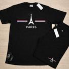Kit Camiseta P ao G3 Plus Size Estampada Paris 100% Algodão + Bermuda + Relógio Digital Envio Já Kit Camiseta P ao G3 Plus Size Estampada Paris 100% Algodão + Bermuda + Relógio Digital Envio Já
