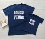 Kit camiseta pai e filho / filha dia dos pais
