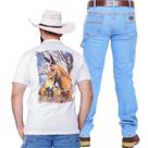 Kit Camiseta Polo Muladeiros + Calça Carpinteira Masculina