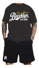 Kit Camiseta + Short Moletom Conjunto Luken Brooklyn