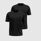 Kit Camisetas Masculina 02 Unidades Algodão Básica Gola Redonda Manga Curta