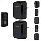 Kit Campainha Sem Fio Com 2 Pontos Internos Intelbras CIB 101S Ideal para Casas e Escritórios